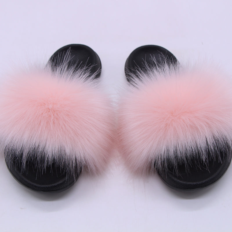 Faux Fur Slippers