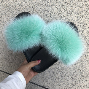 Faux Fur Slippers