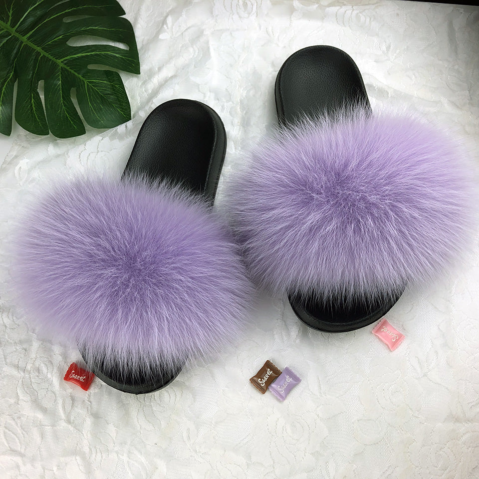 Faux Fur Slippers