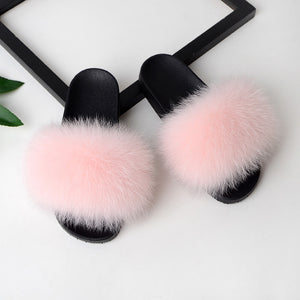 Faux Fur Slippers