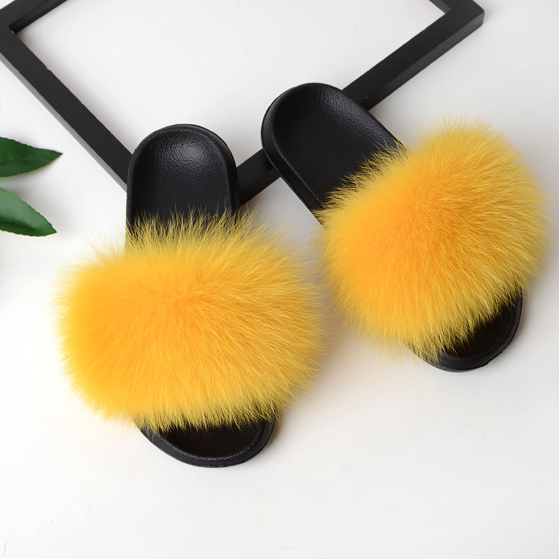 Faux Fur Slippers