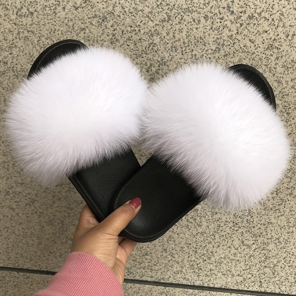 Faux Fur Slippers