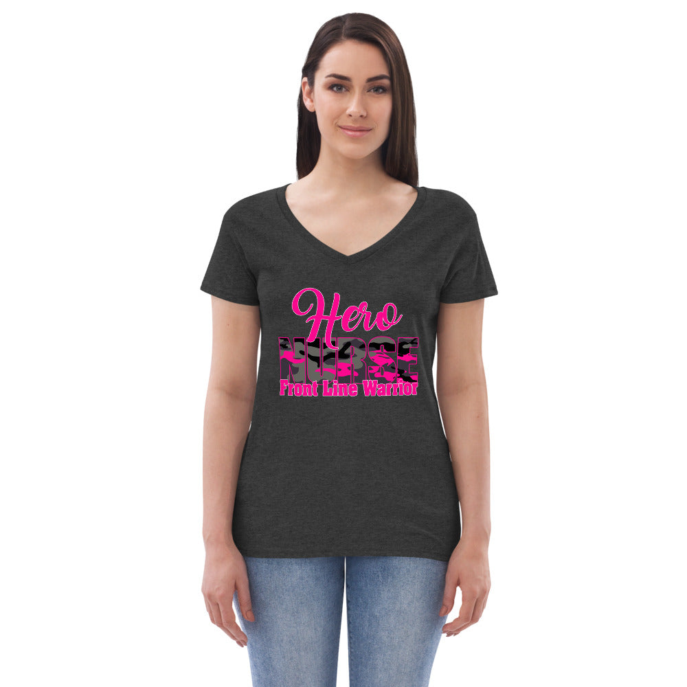 Nurse Women’s recycled v-neck t-shirt