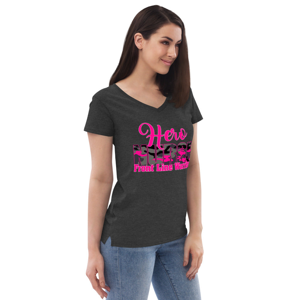 Nurse Women’s recycled v-neck t-shirt