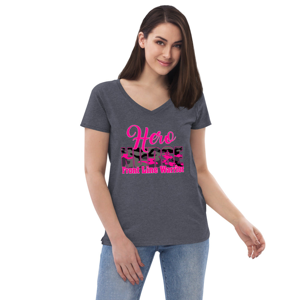 Nurse Women’s recycled v-neck t-shirt