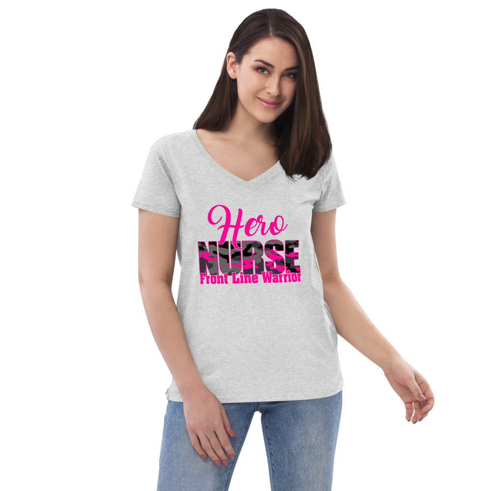 Nurse Women’s recycled v-neck t-shirt