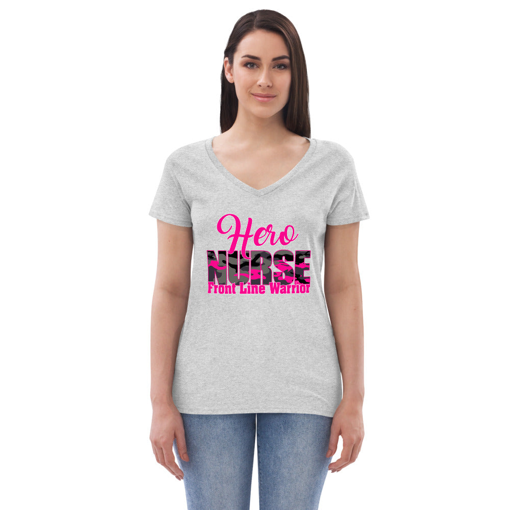 Nurse Women’s recycled v-neck t-shirt