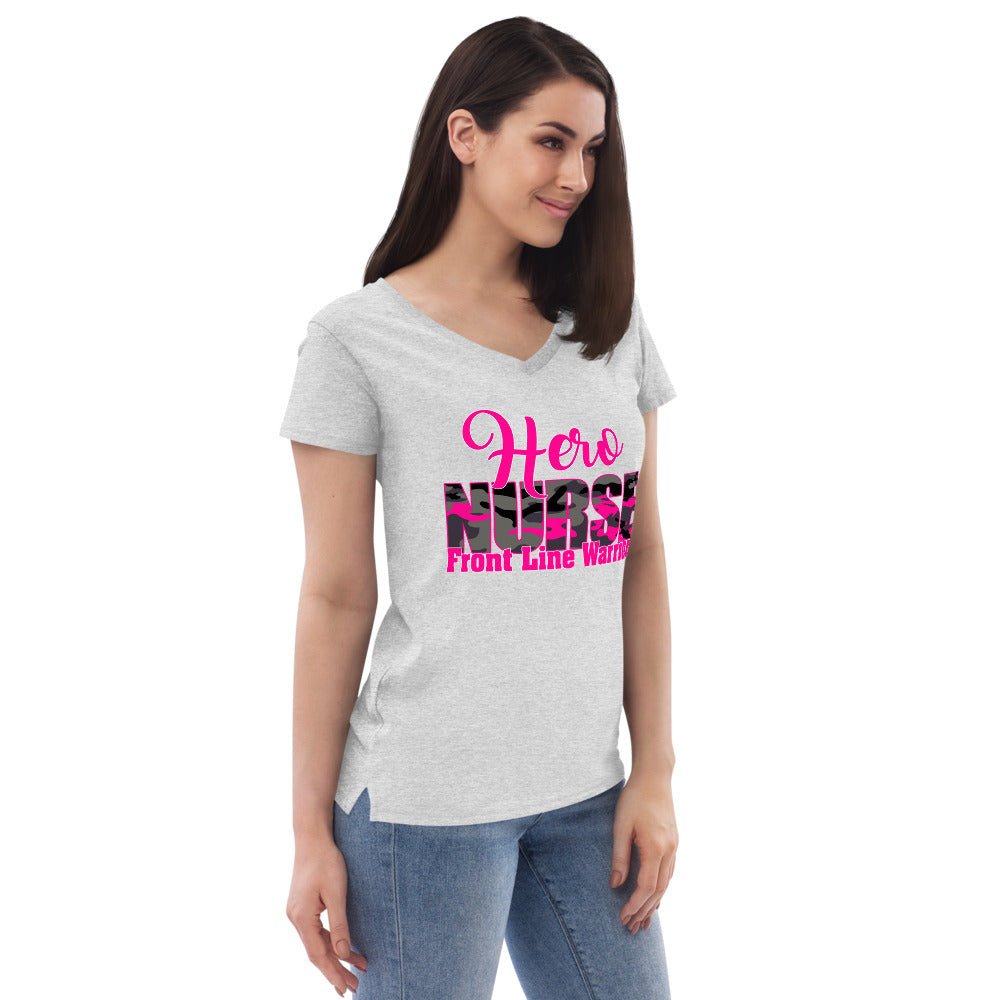 Nurse Women’s recycled v-neck t-shirt